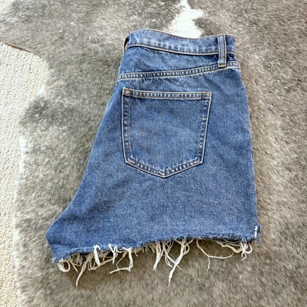 VS PINK Frayed Denim Shorts - Picture 8 of 12